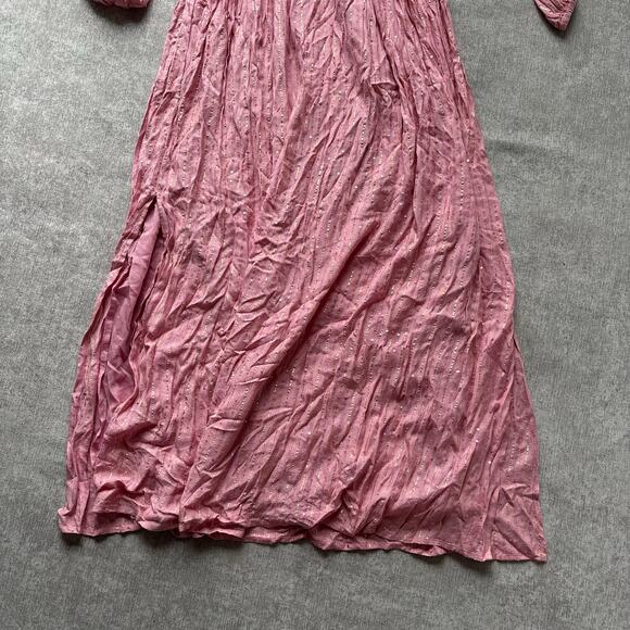 Sundress Pink Gold Maxi Dress - Picture 2 of 3